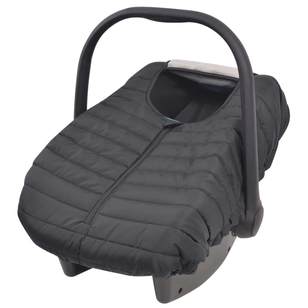 Housse Porte-Bébé Imperméable Noir Protection Pluie 57×43 cm