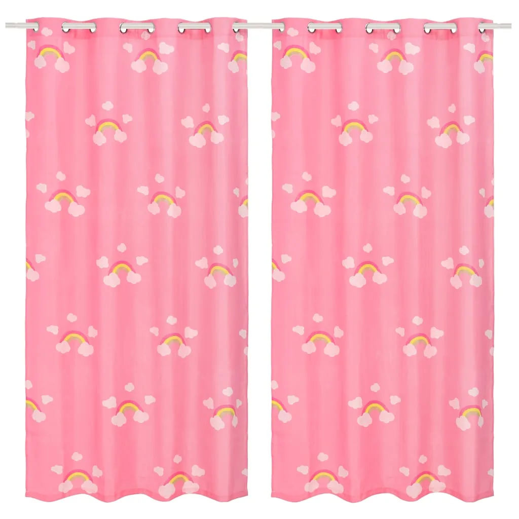 Rideau Occultant Enfant Arc-en-ciel 140x240cm 2pcs