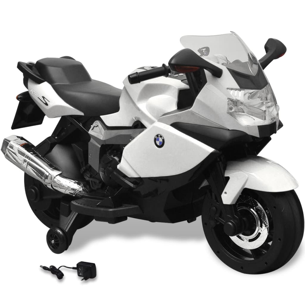 Moto électrique enfant BMW 283 6V blanche – Jouet sécurisé 36 mois