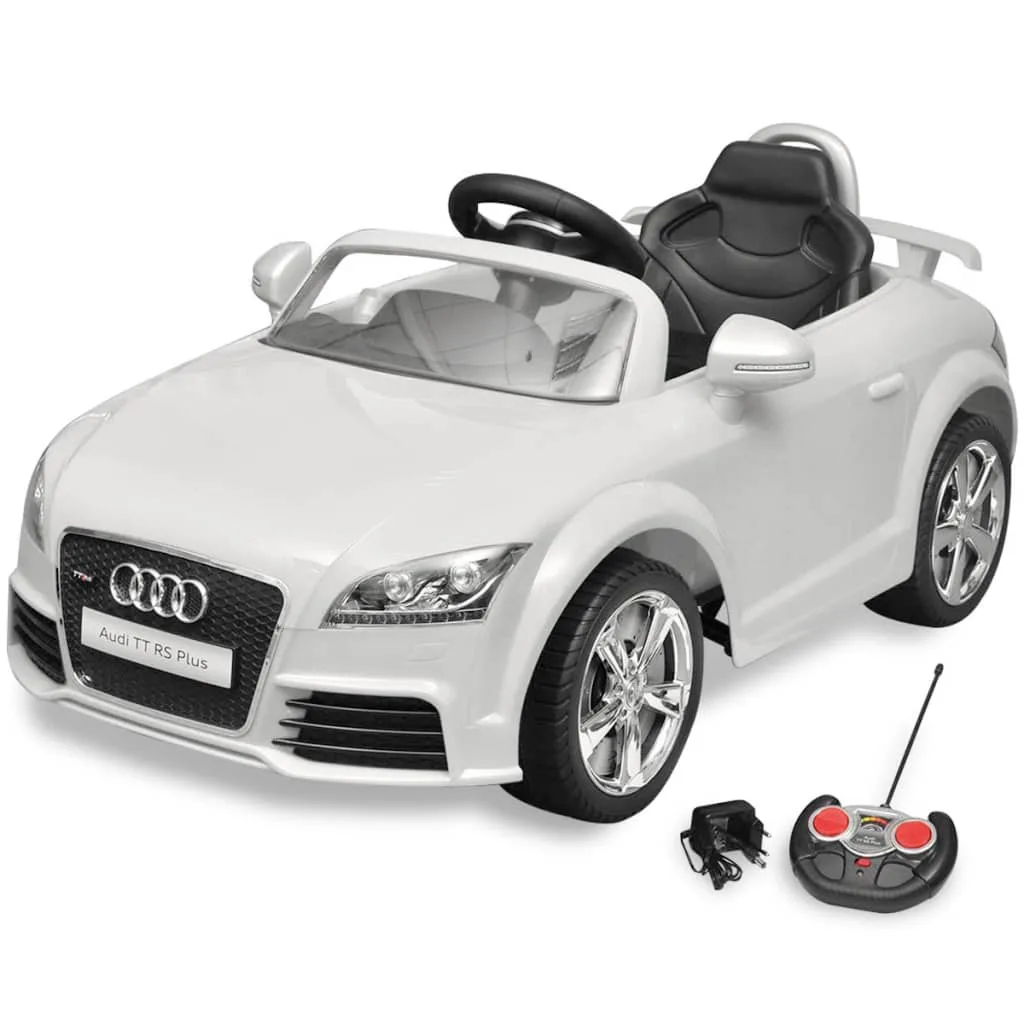 Voiture Télécommandée Enfants Audi TT RS Blanche 6V