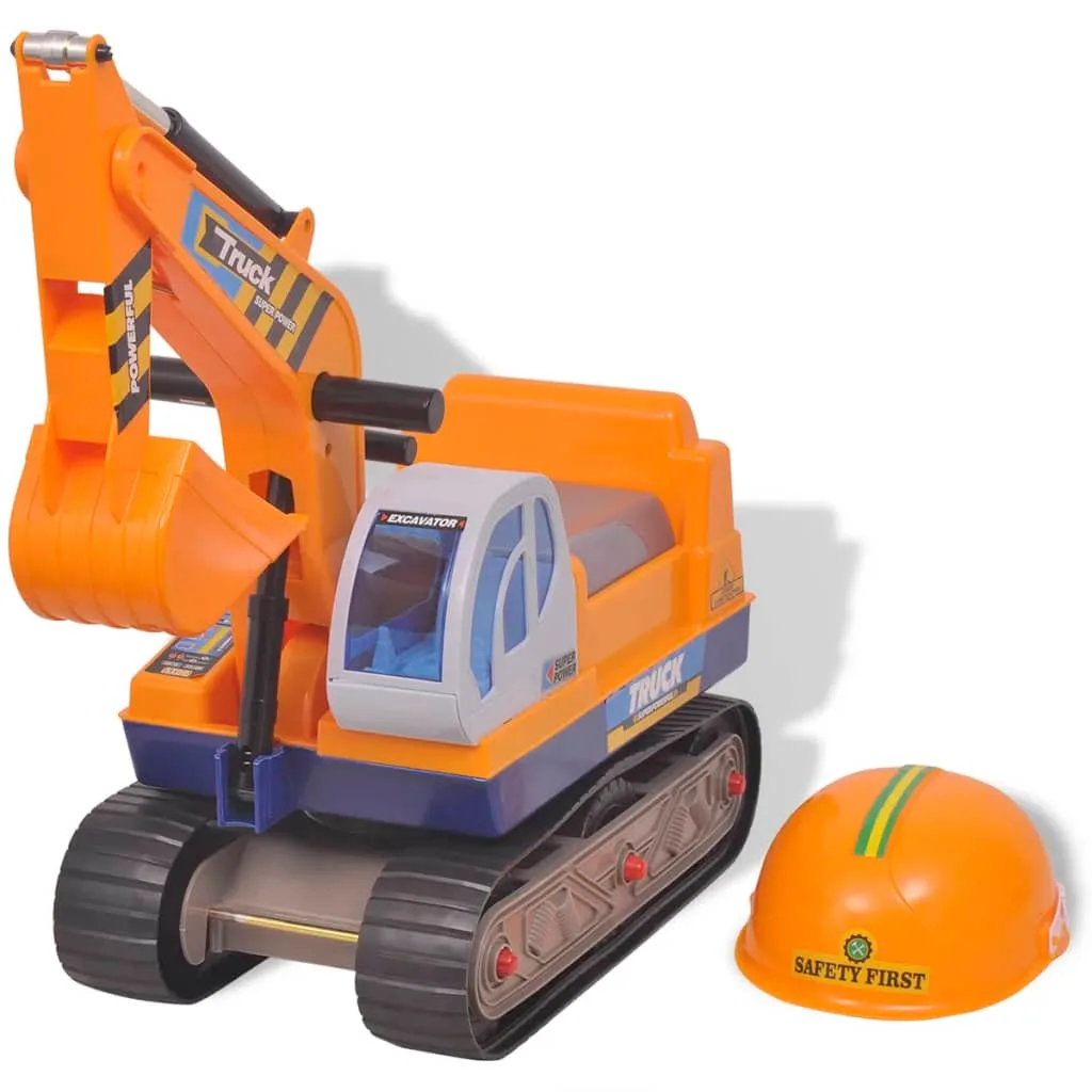 Pelle à chevaucher jaune plastique enfant 18 mois – Jouet chantier