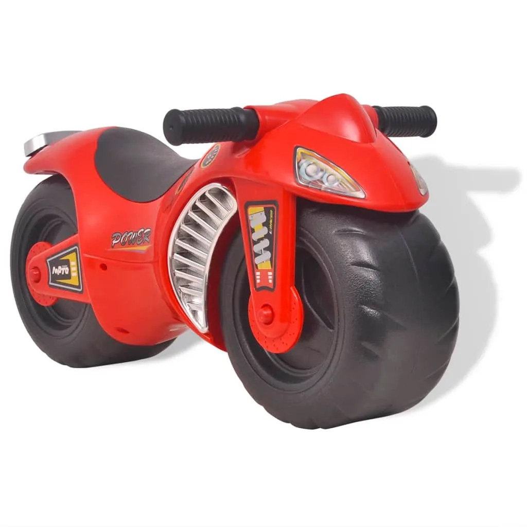 Moto à Chevaucher Enfant Rouge Plastique 18 mois