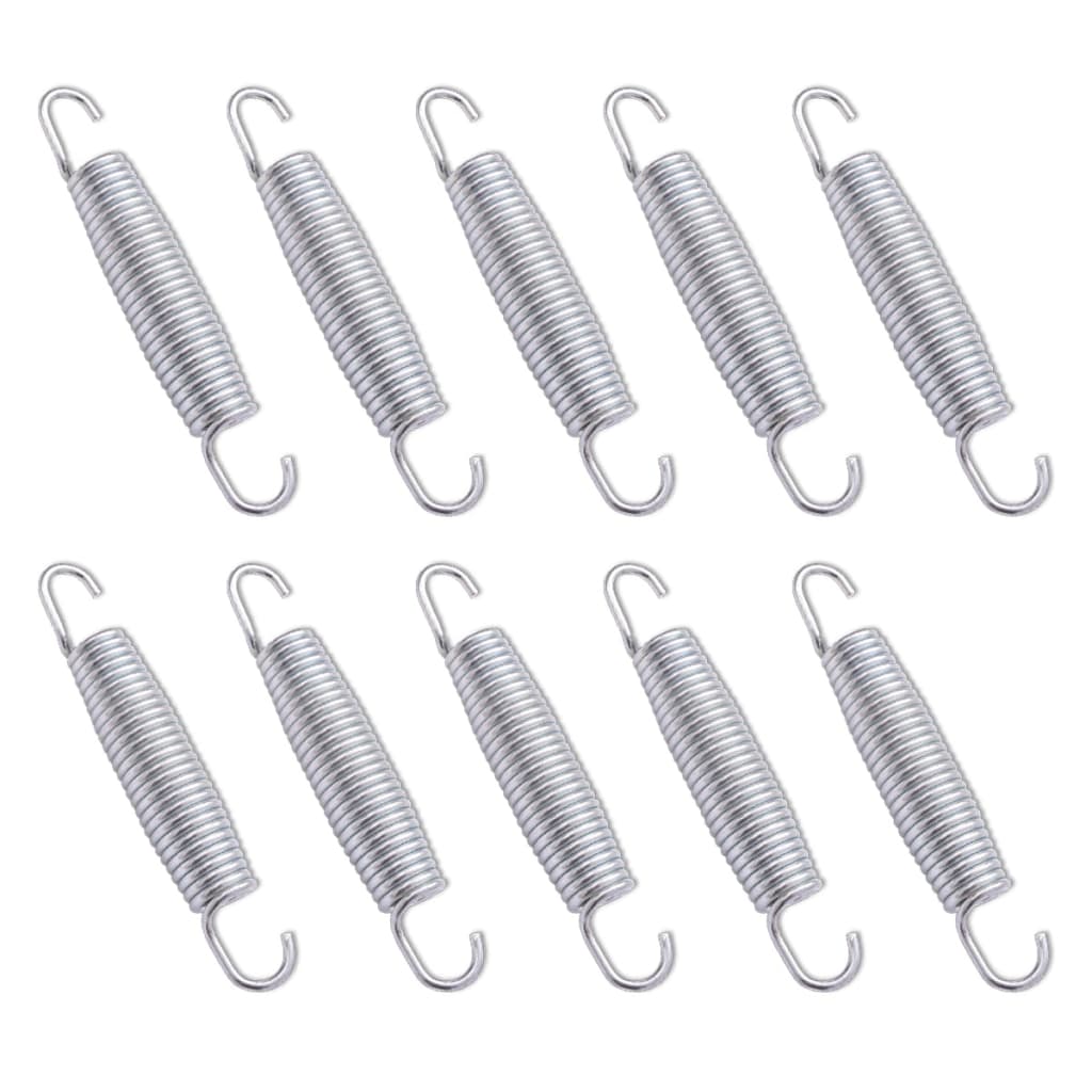 Ressorts Trampoline 10 pcs 200N Fer Zingué Accessoires