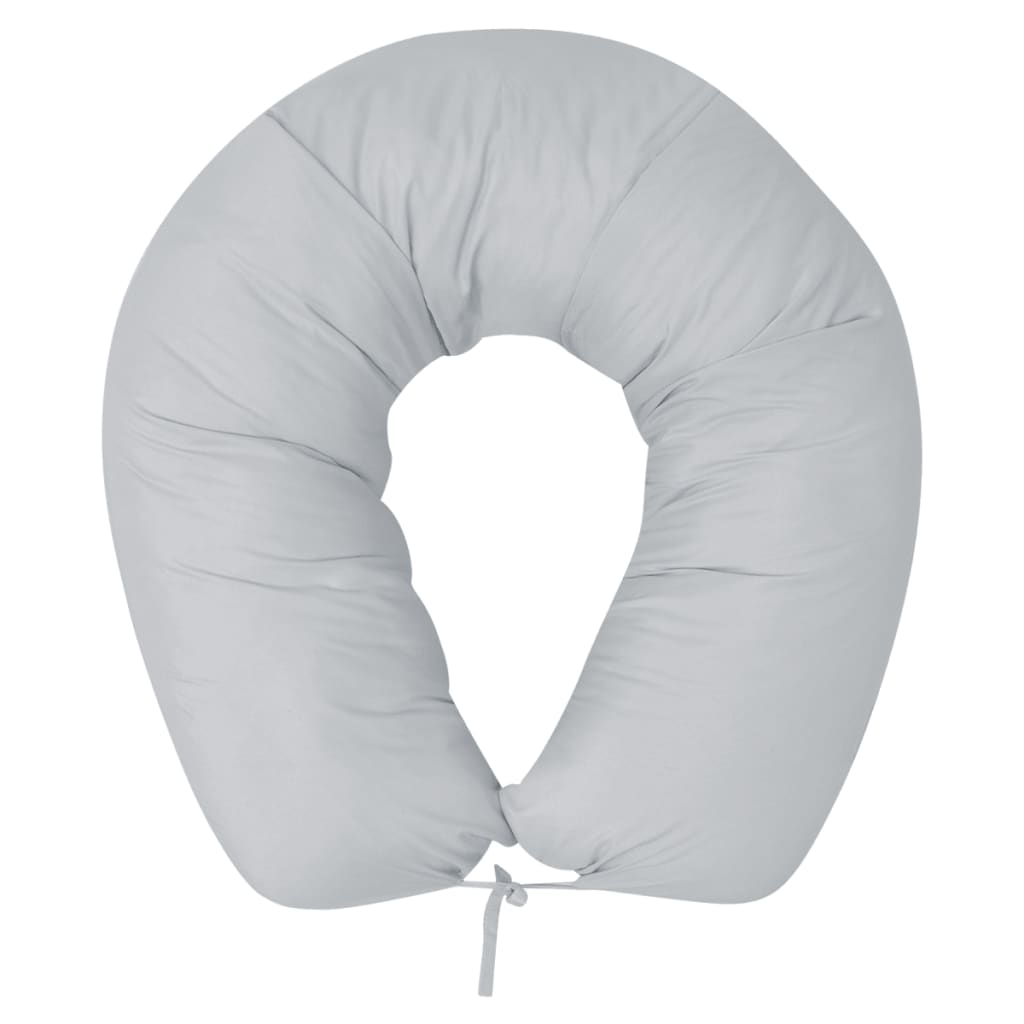 Coussin de Grossesse 40×170 cm Gris – Oreiller Maternité et Allaitement