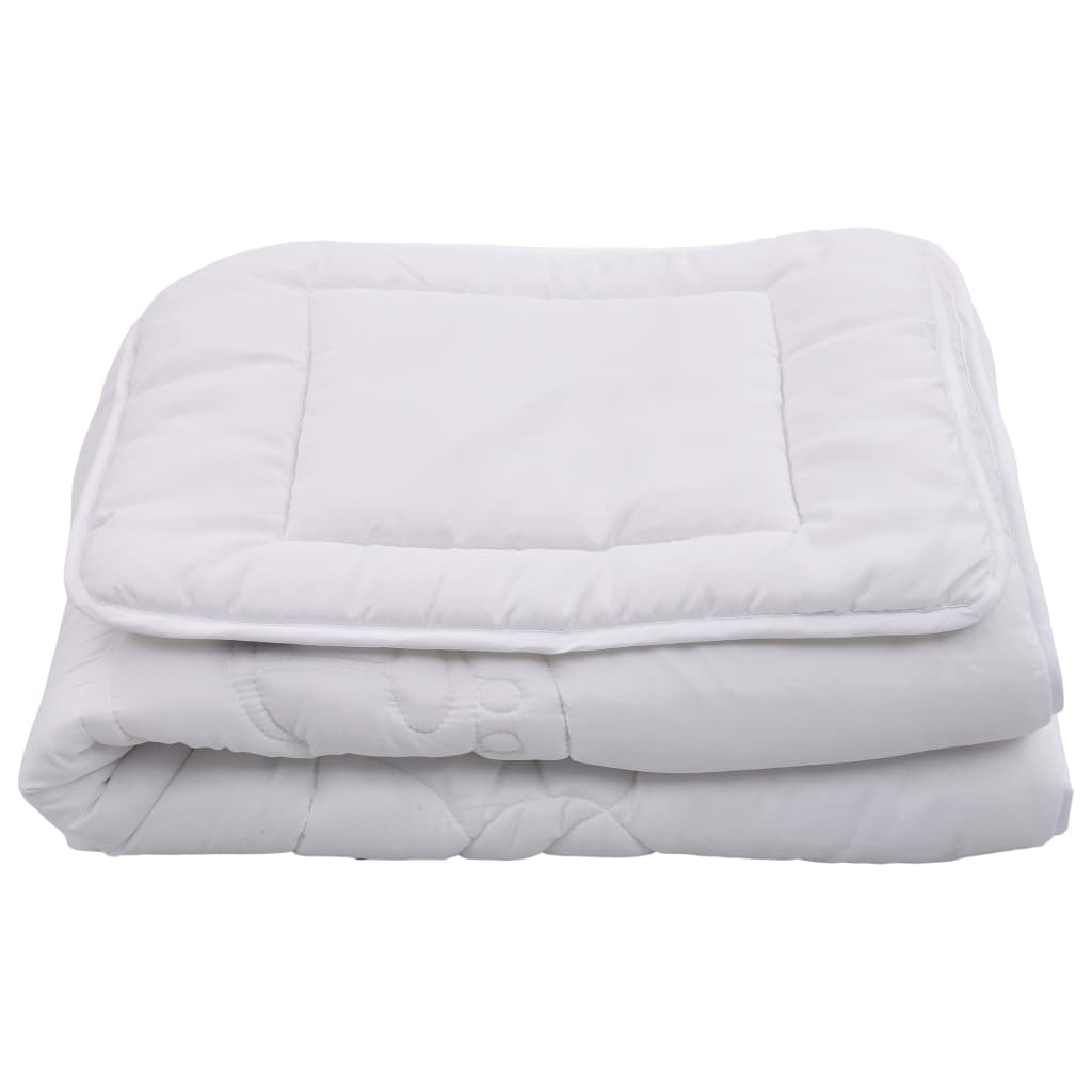 Jeu de Couette Enfants Blanc 3 Pièces 100×135 cm Ours Confort