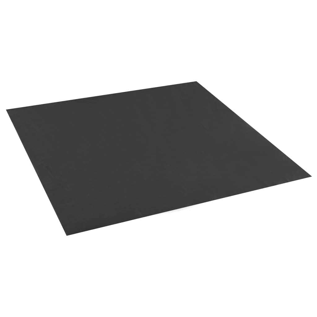 Doublure Bac Sable 100x100cm Noire PE Durable Anti Mauvaises Herbes