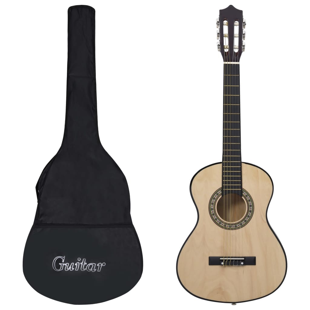 Ensemble Guitare Classique Débutants 8pcs 34″ Tilleul