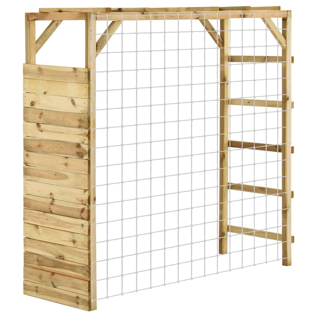 Cadre Escalade Football 170x60cm Jardin Enfants Pin Imprégné