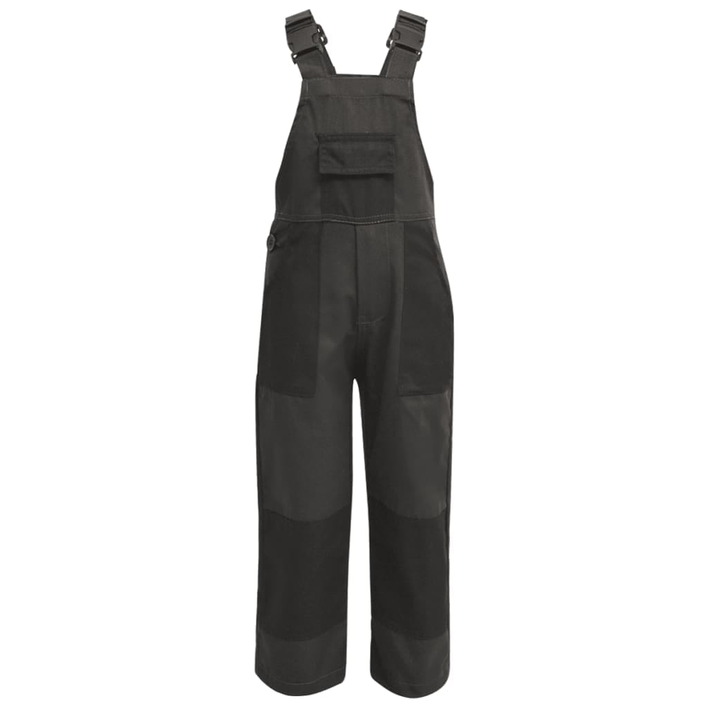 Salopette à bavette pour enfants Taille 146 / 152 Gris