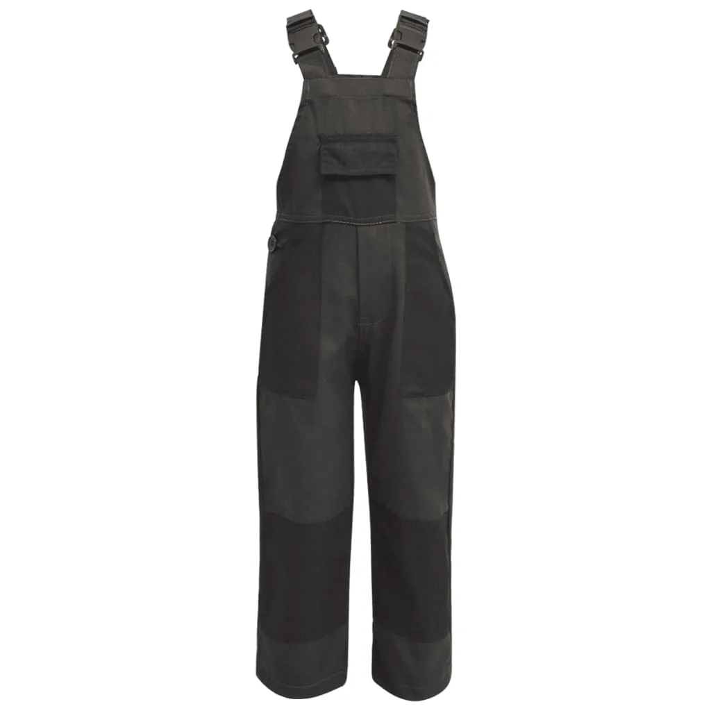 Salopette à bavette pour enfants Taille 146 / 152 Gris