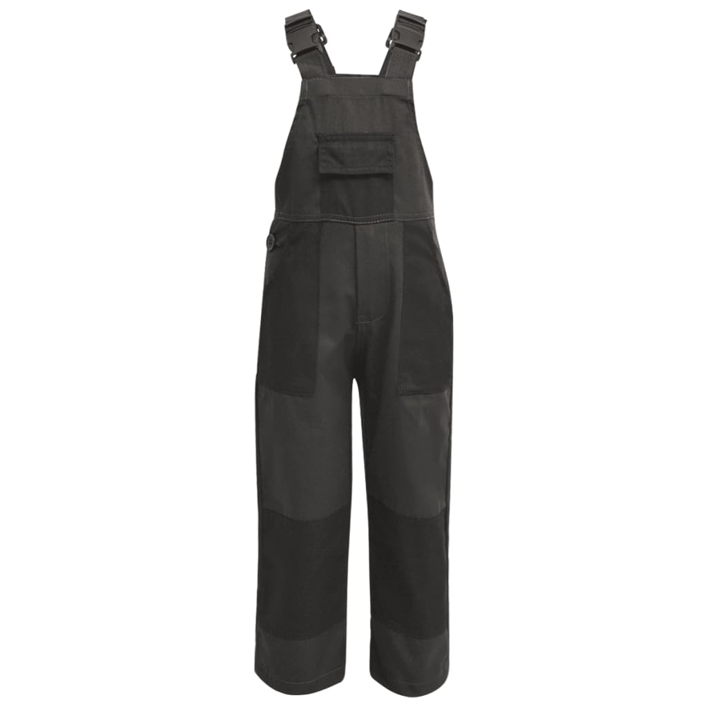 Salopette à Bavette Enfants Taille 158-164 Gris Confort