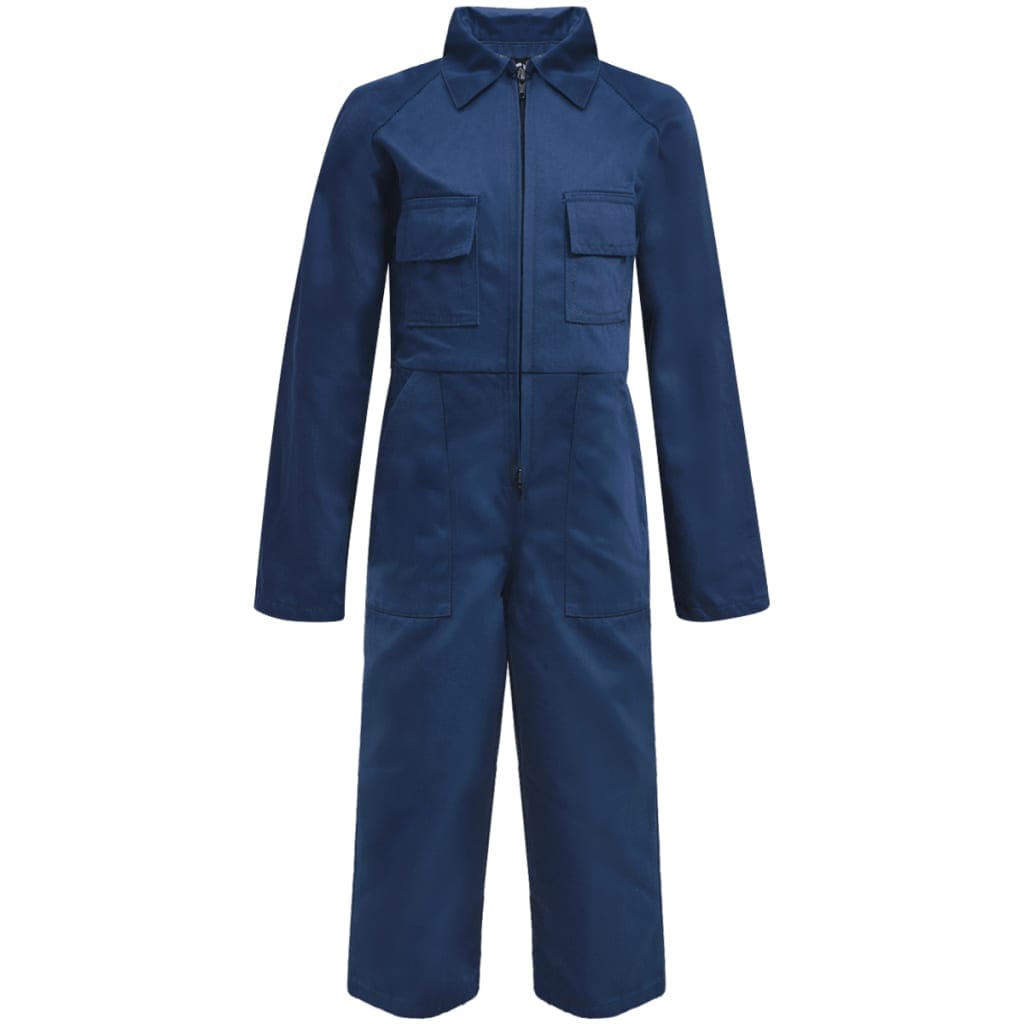 Salopette Enfant Bleu Taille 122-128 Résistante Jardinage