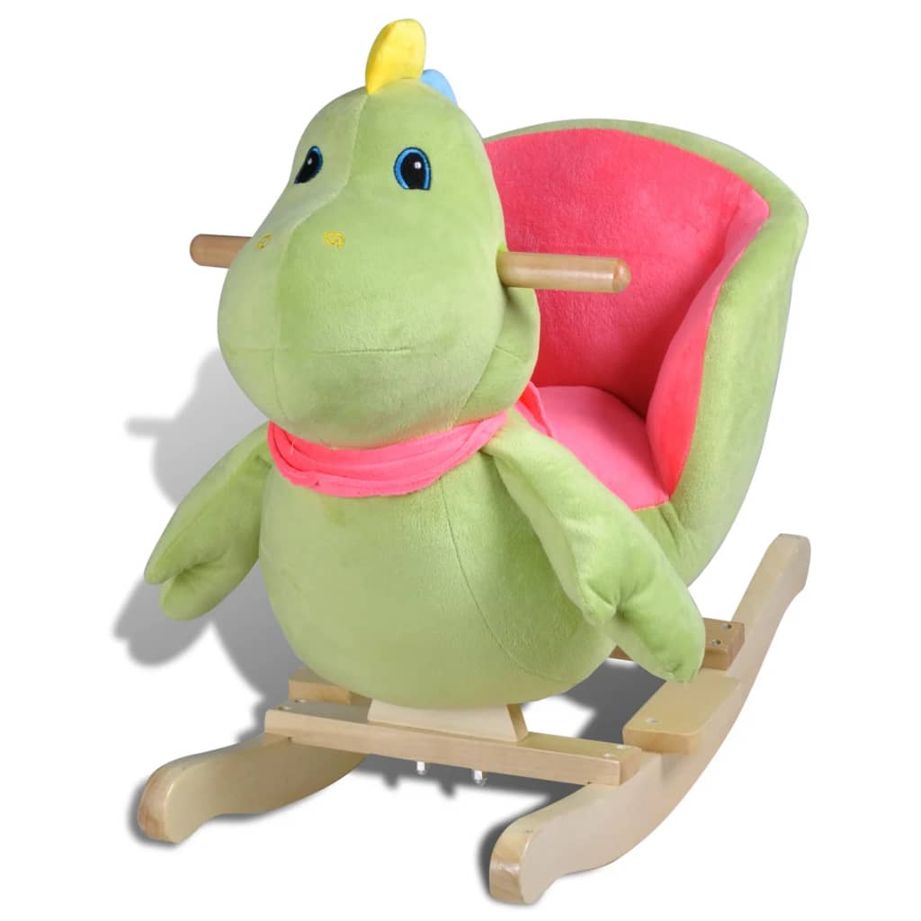 Dinosaure à Bascule Peluche XXL Sécurité Bébé 12 Mois