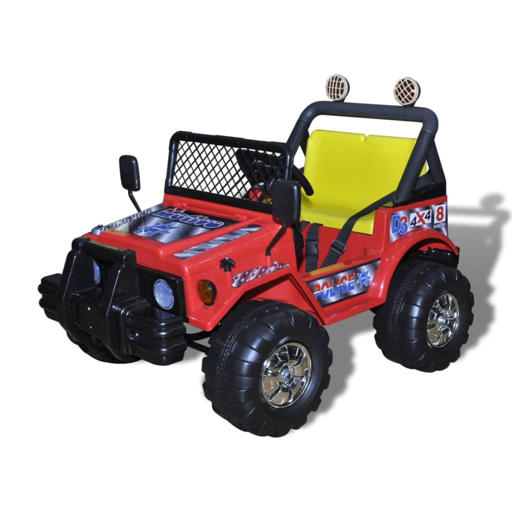 Voiture électrique enfant 6V rouge télécommandée 3-8 ans