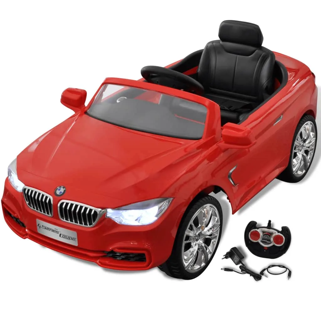 BMW Voiture Enfant Batterie Rouge Télécommande 3-6 ans