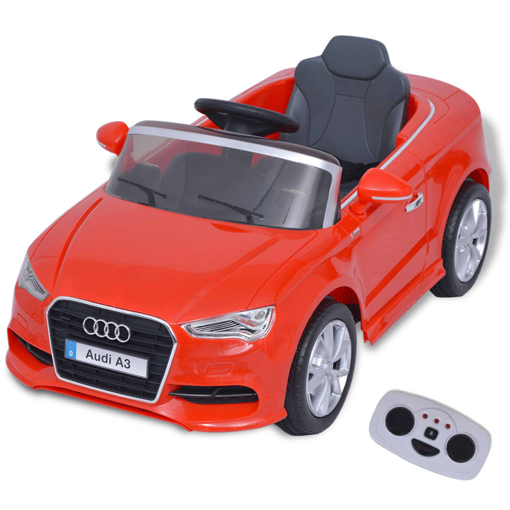 Voiture Électrique Audi A3 Enfant 6V Rouge Télécommandée