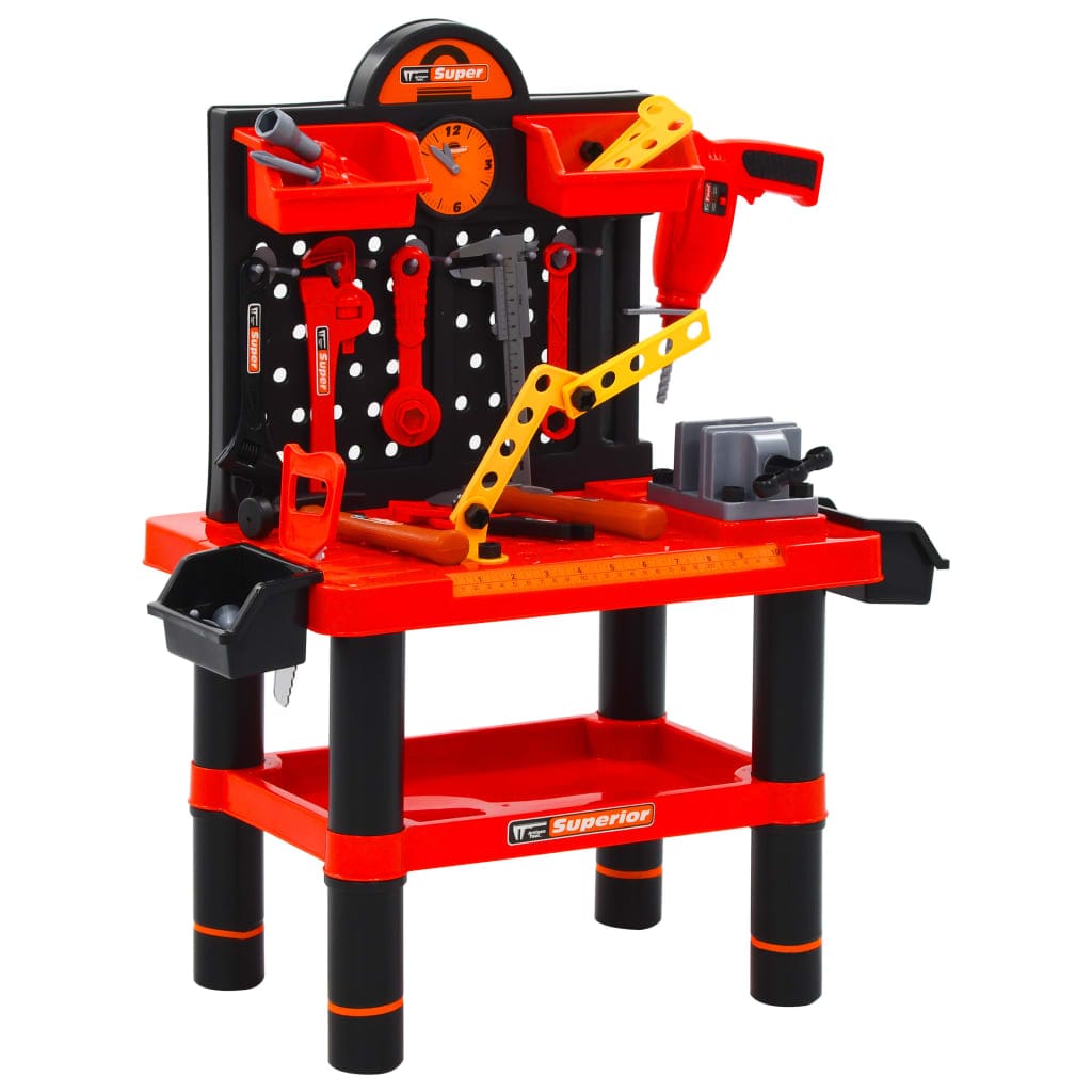 Etabli Jeu Enfants 51 Pièces 57x32x68 cm Outils Jouet