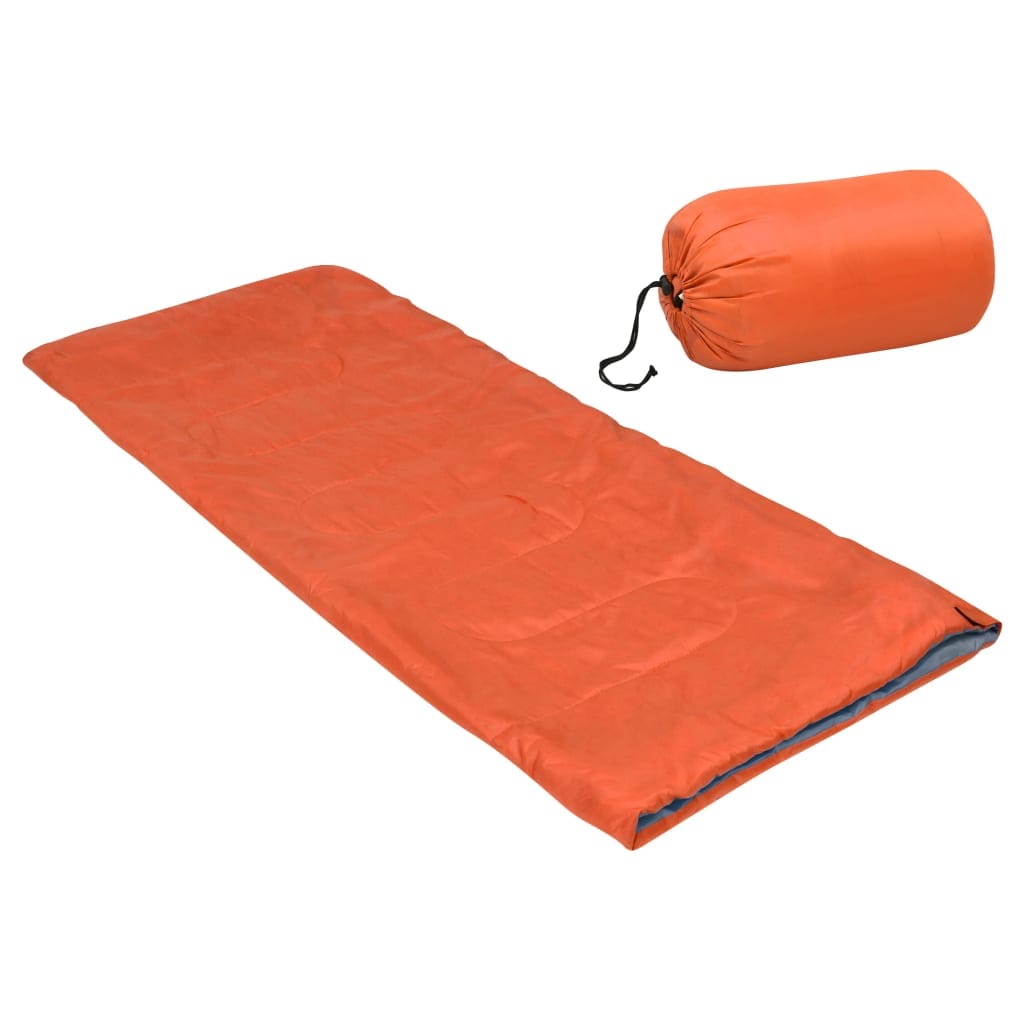Sac de Couchage Enfant Léger Orange 670g Confort 15°C