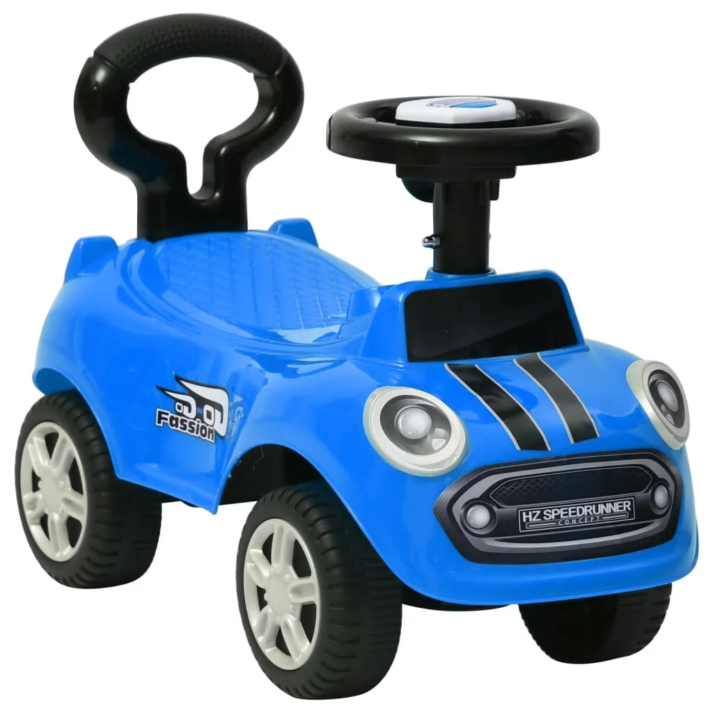 Voiture Pédales Enfant 1-3 Ans Bleue Sécuritaire Stabilité