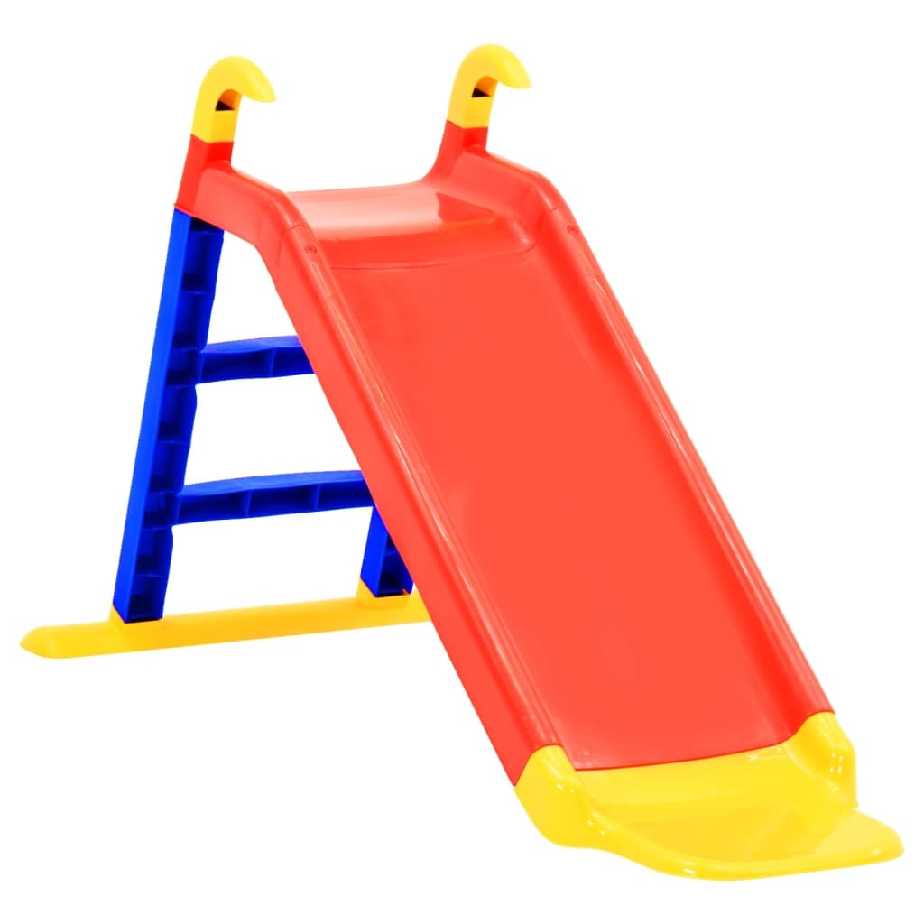 Toboggan pour enfants 141 cm PP rouge bleu jaune sécurité