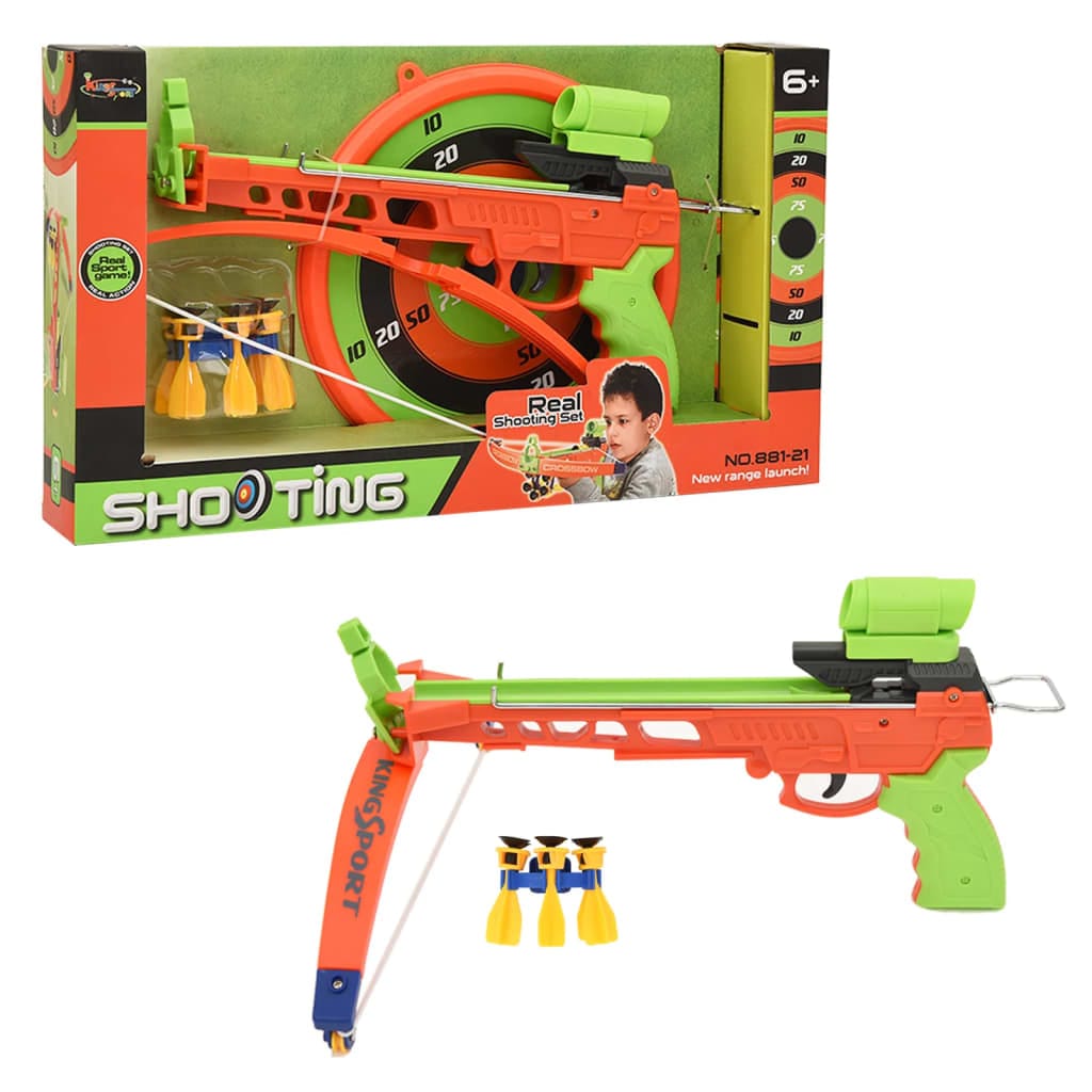 Arbalète Jouet Enfant Sécurisé Cible Fléchettes 6+