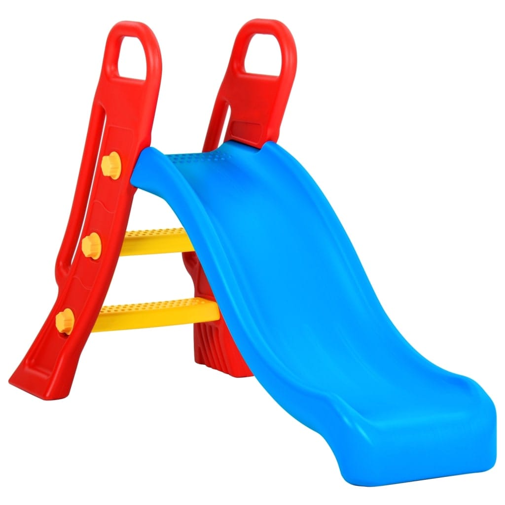 Toboggan pliable enfant 135 cm Multicolore sécurisé intérieur extérieur