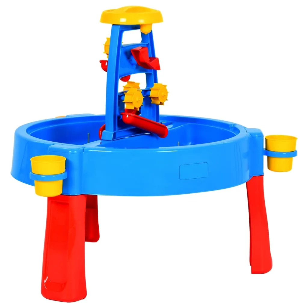 Table à eau et sable 3-en-1 Intérieur Extérieur Jeu Enfant