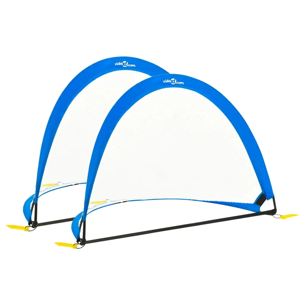 Buts de Football Enfant Pliable 183×117 cm Kit 2 Pièces