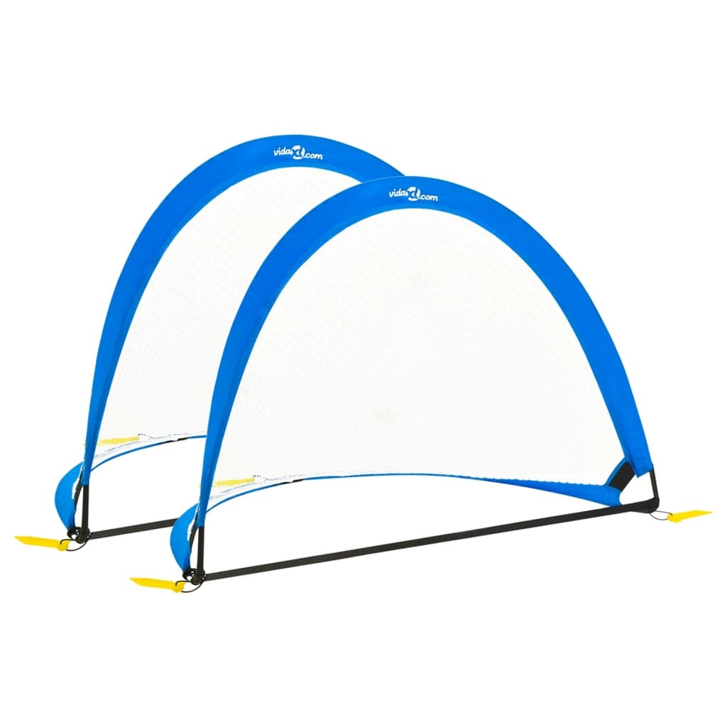 Buts de football enfant 2 pcs 119x82x84.5cm avec sac de rangement
