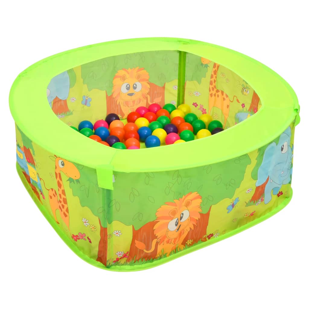 Piscine à Balles Enfants 300 PE 75x75x32 cm Jouet Éducatif