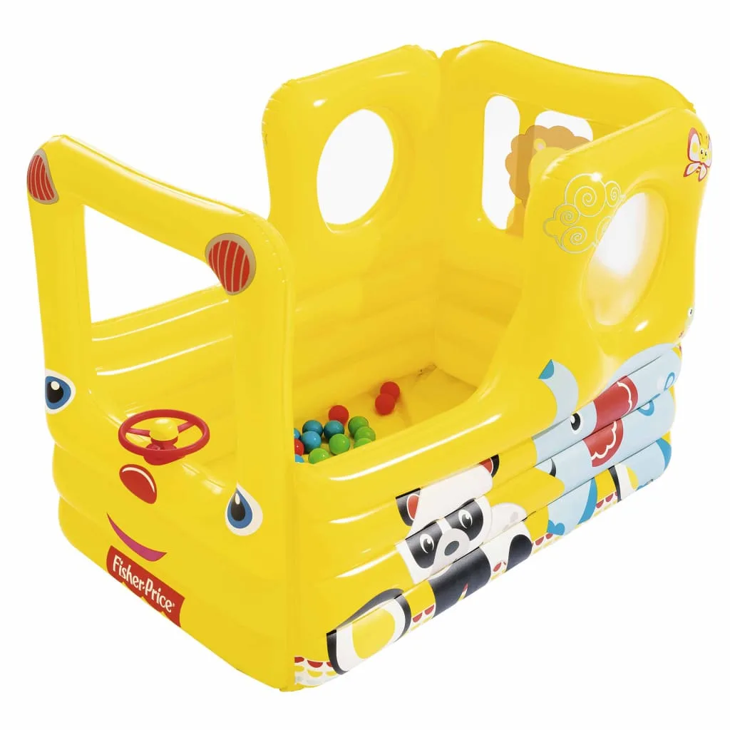 Aire de Jeu Gonflable Autobus Scolaire Fisher Price