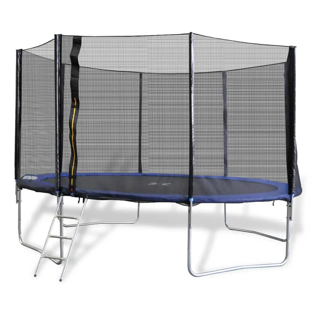 Trampoline 4m Jardin 4 Pieds Filet Sécurité 150kg Inclus