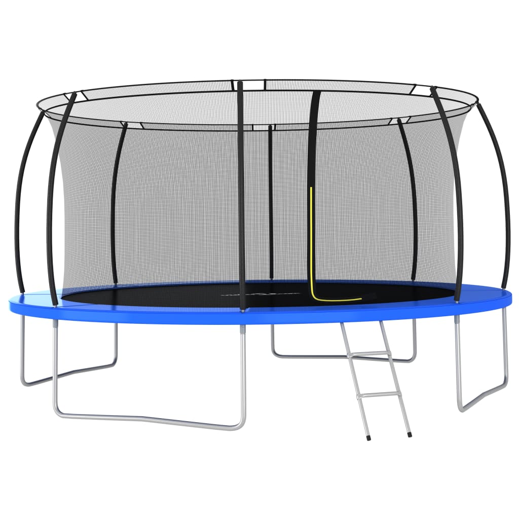 Trampoline Rond 460 cm Extérieur 150 kg Filet Sécurité
