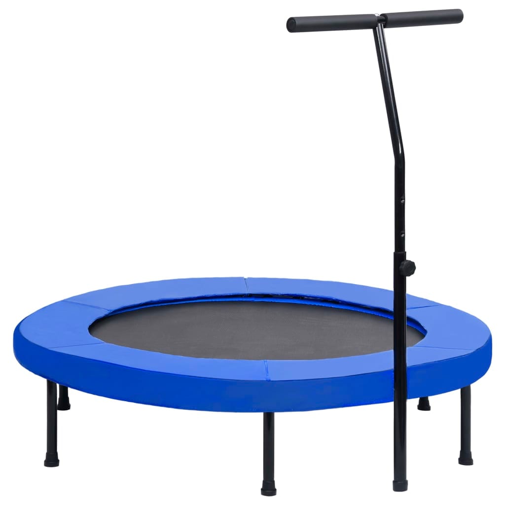 Trampoline Fitness 122cm avec Poignée Sécurisée pour Sport Maison