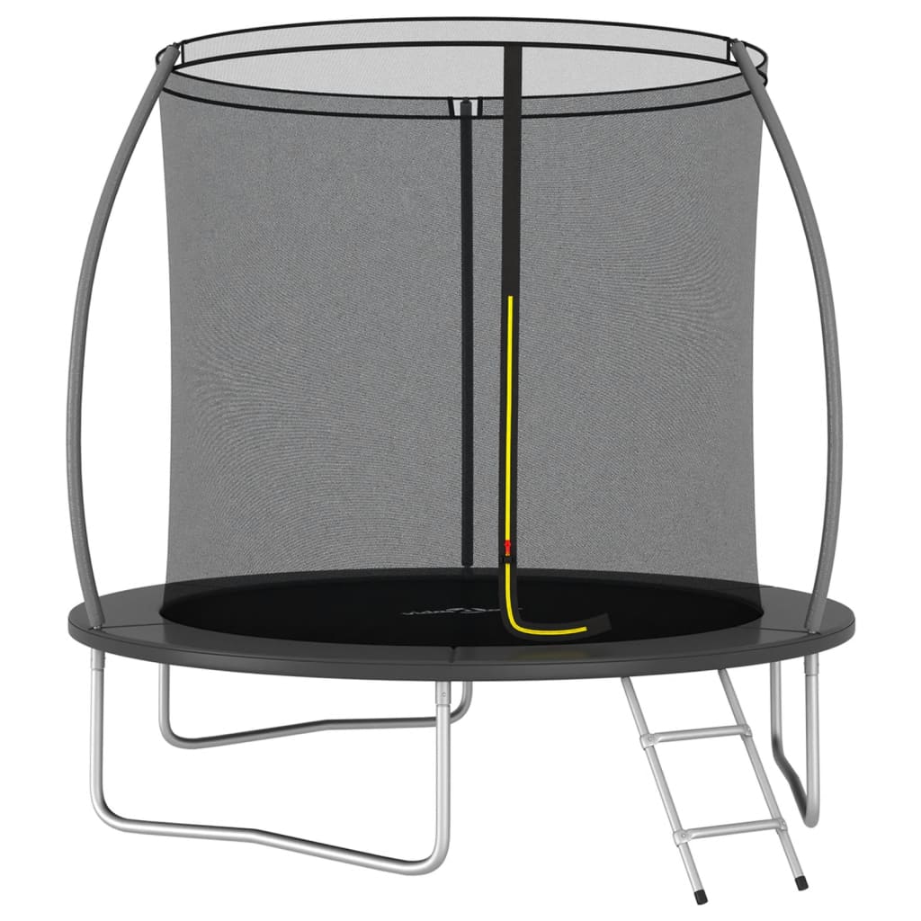 Trampoline Rond 244 cm 100 kg Filet Sécurité Jardin Inclus