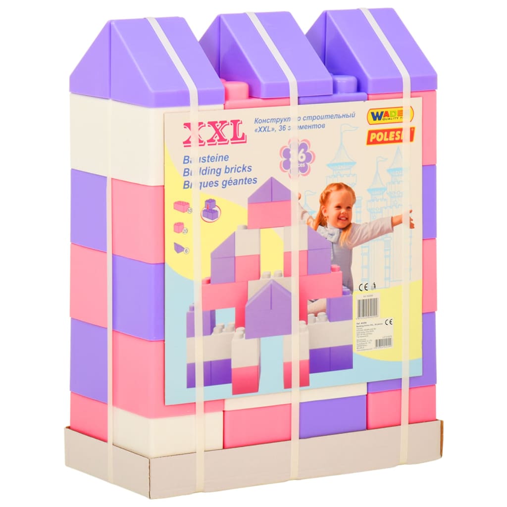 Blocs de Construction Enfants Polesie 36 Pièces XXL Multicolore