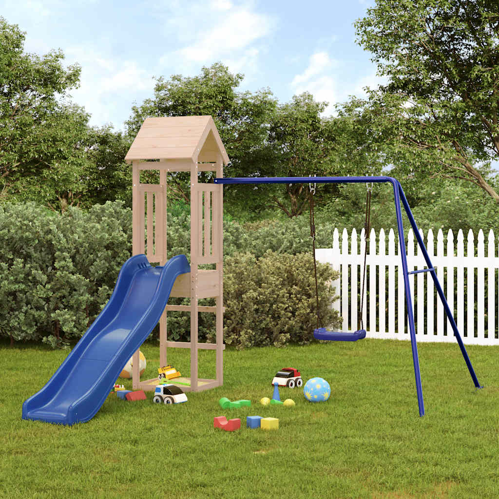 Aire de jeux d’extérieur bois de pin massif