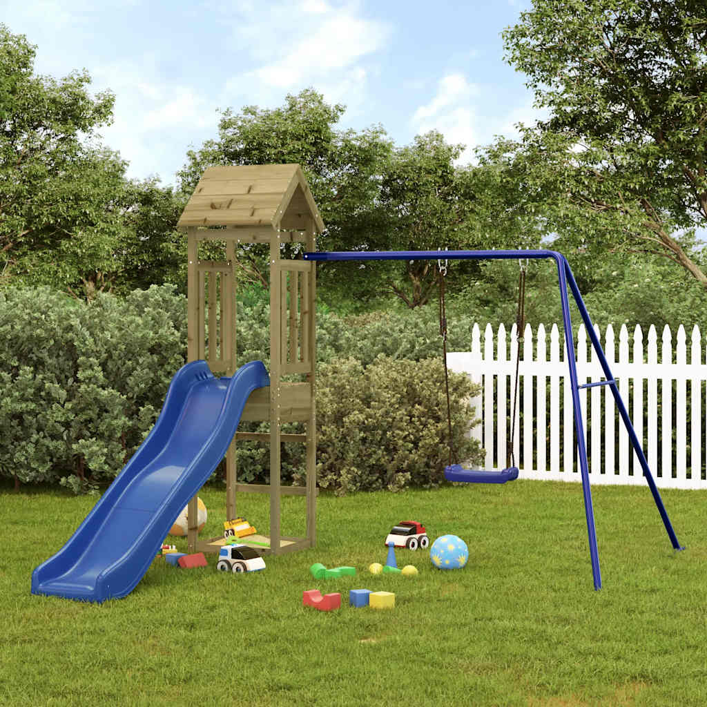 Aire de jeux d’extérieur bois de pin imprégné