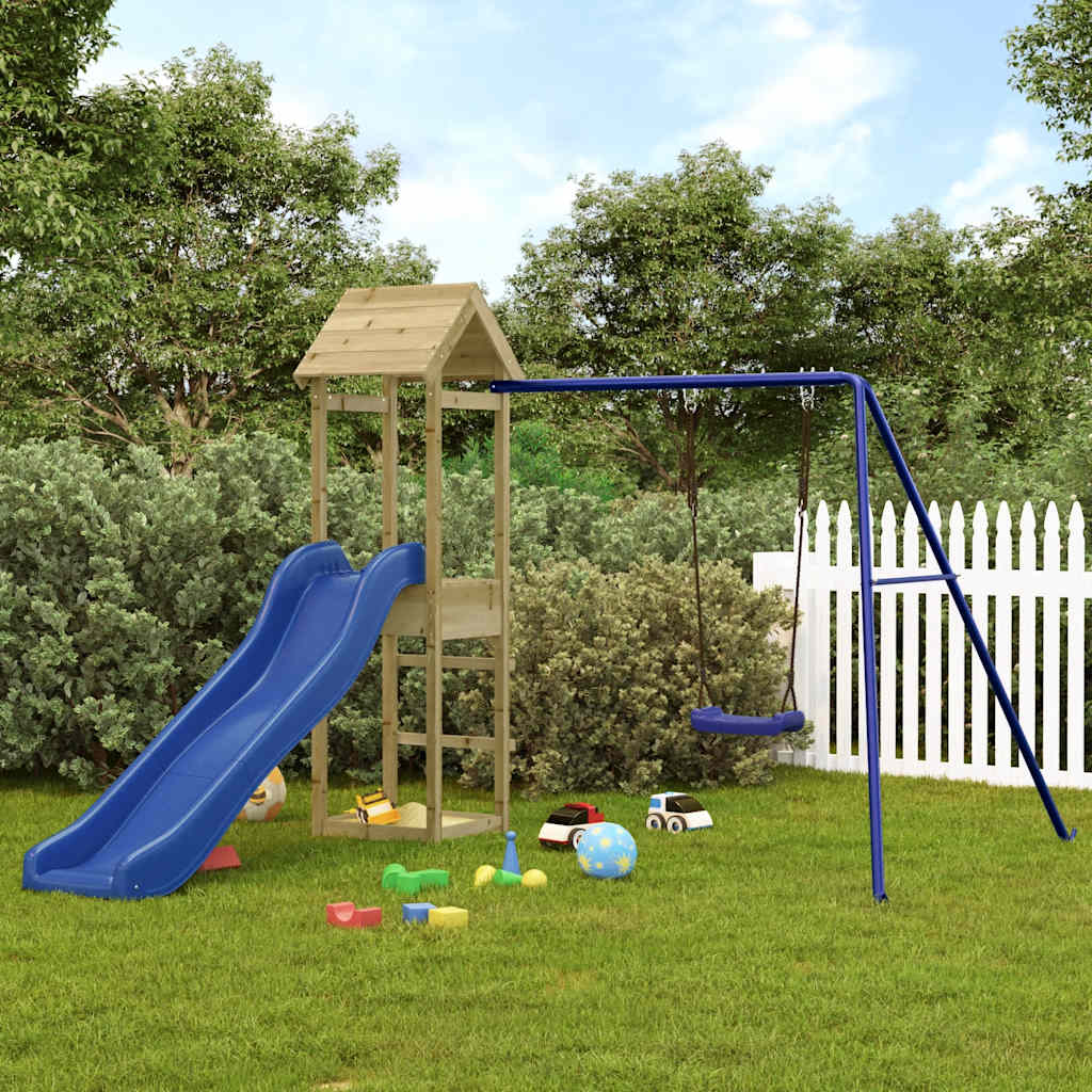 Aire de jeux d’extérieur bois de pin imprégné