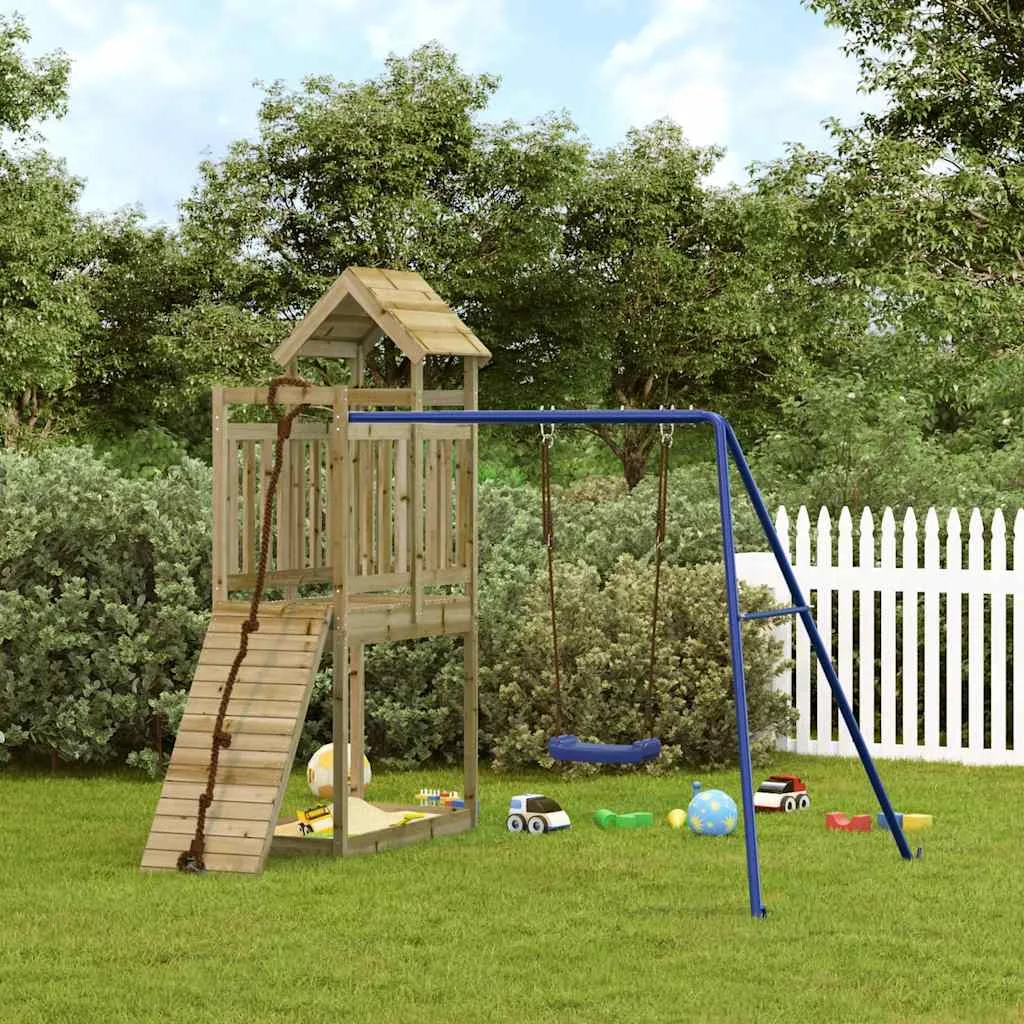 Aire de jeux d&rsquo;extérieur bois de pin imprégné