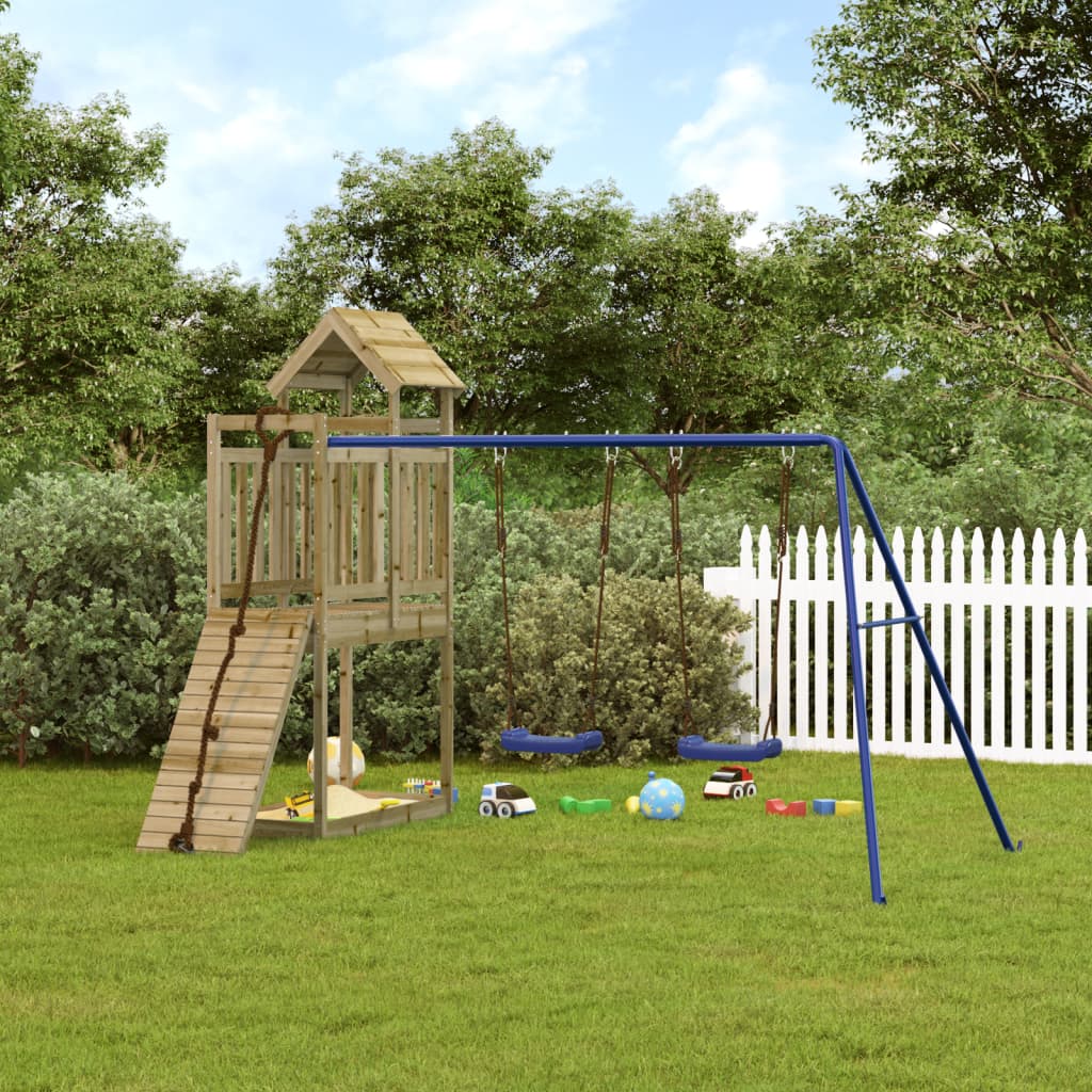 Aire de jeux d’extérieur bois de pin imprégné