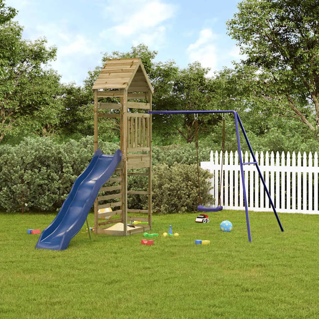 Aire de jeux d’extérieur bois de pin imprégné