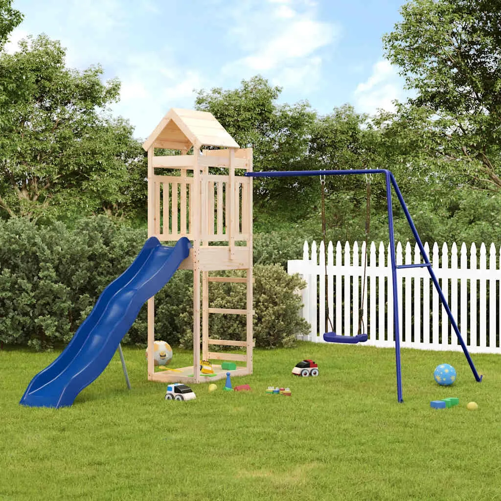 Aire de jeux d&rsquo;extérieur bois de pin massif