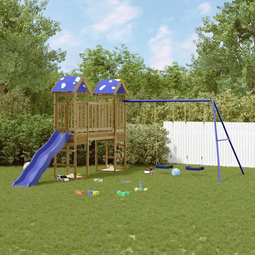 Aire de jeux d’extérieur bois de pin imprégné