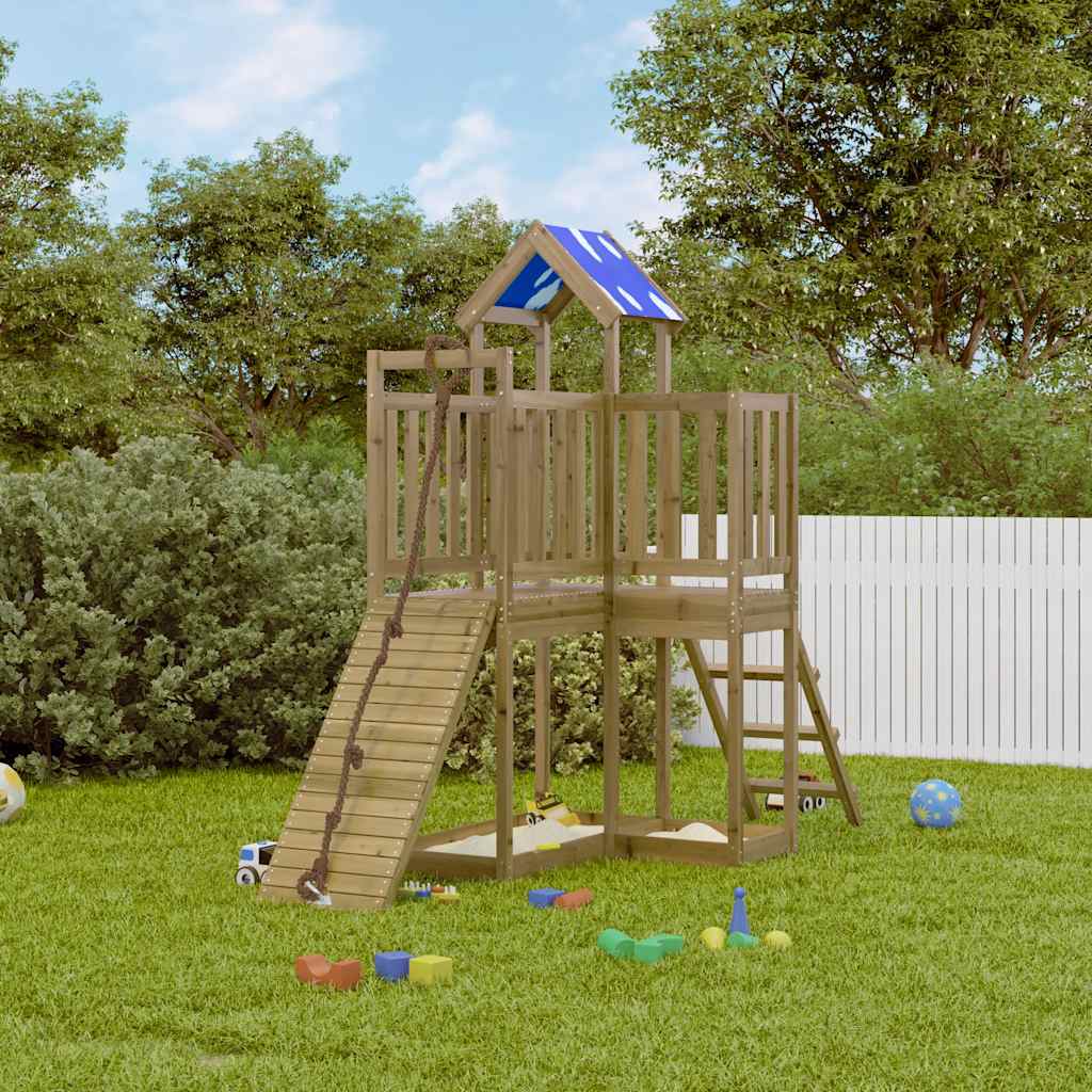 Aire de jeux d’extérieur bois de pin imprégné
