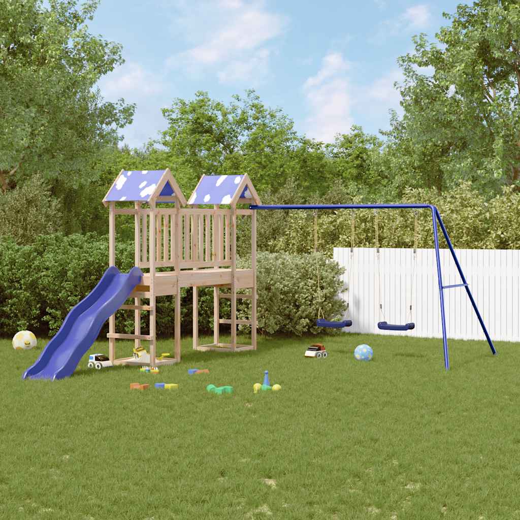 Aire de jeux d’extérieur bois de pin massif