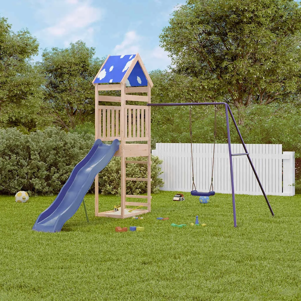 Aire de jeux d’extérieur bois de pin massif