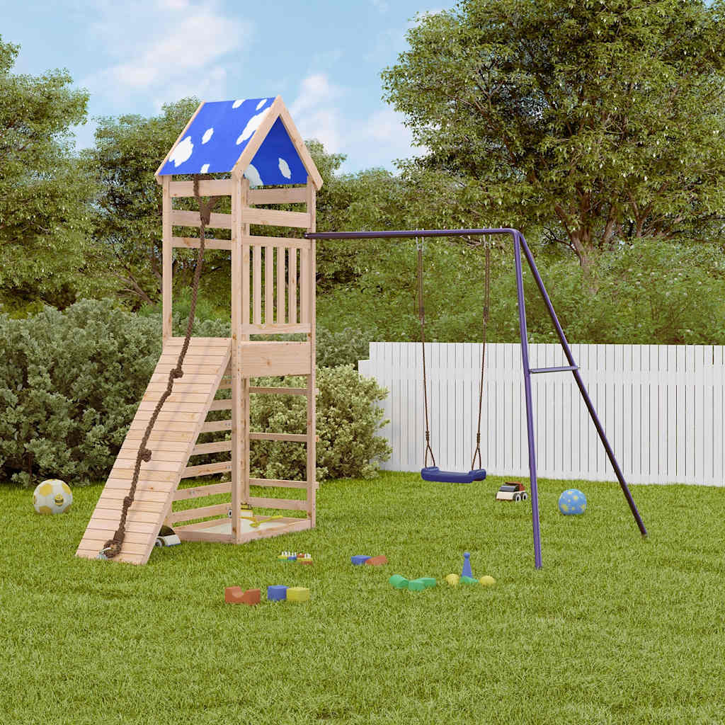 Aire de jeux d’extérieur bois de pin massif