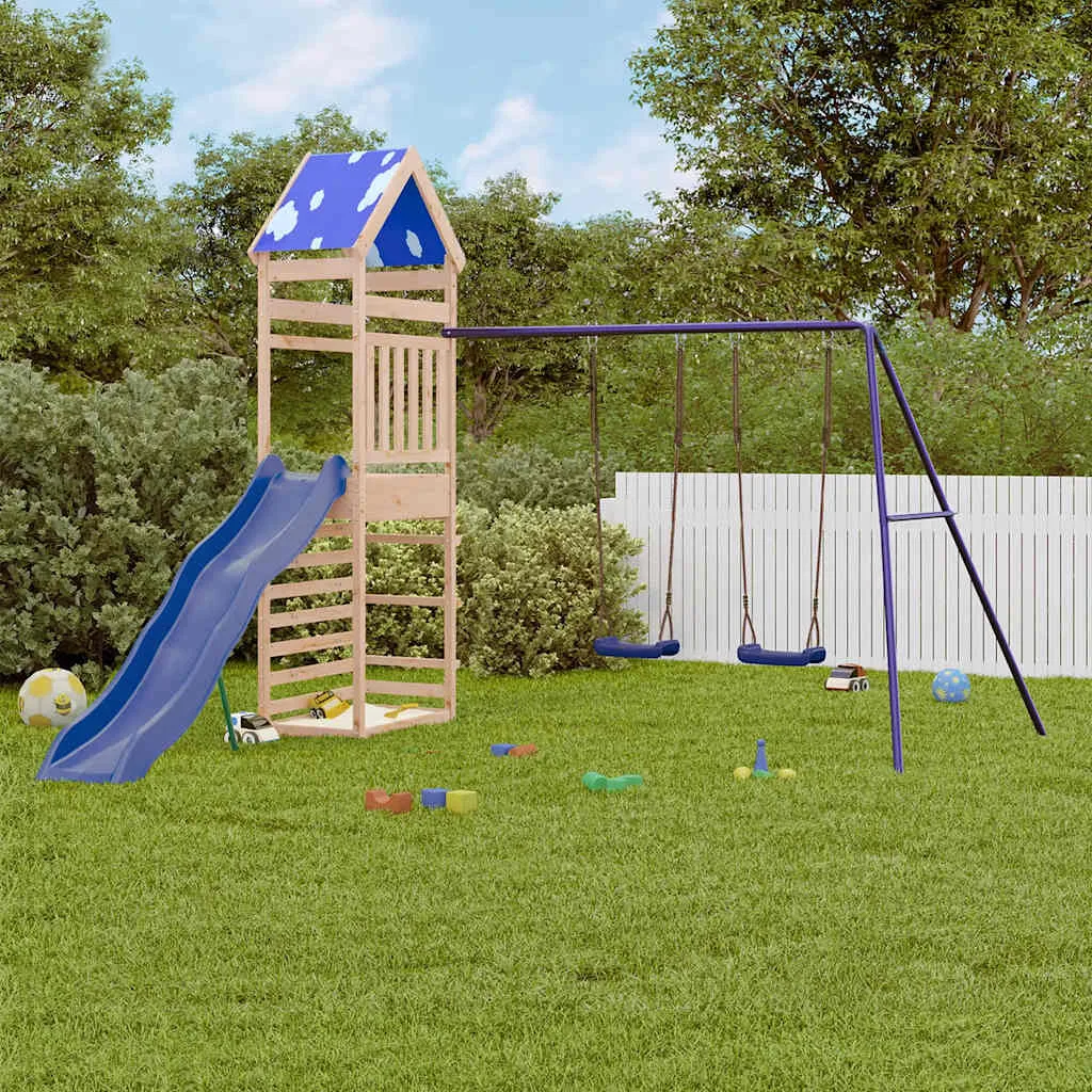 Aire de jeux d’extérieur bois de pin massif