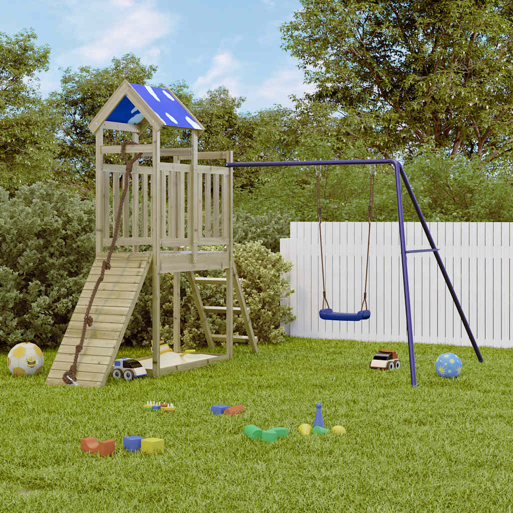 Aire de jeux d’extérieur bois de pin imprégné